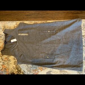 NWT Gap Slip On A-line Dress Grey